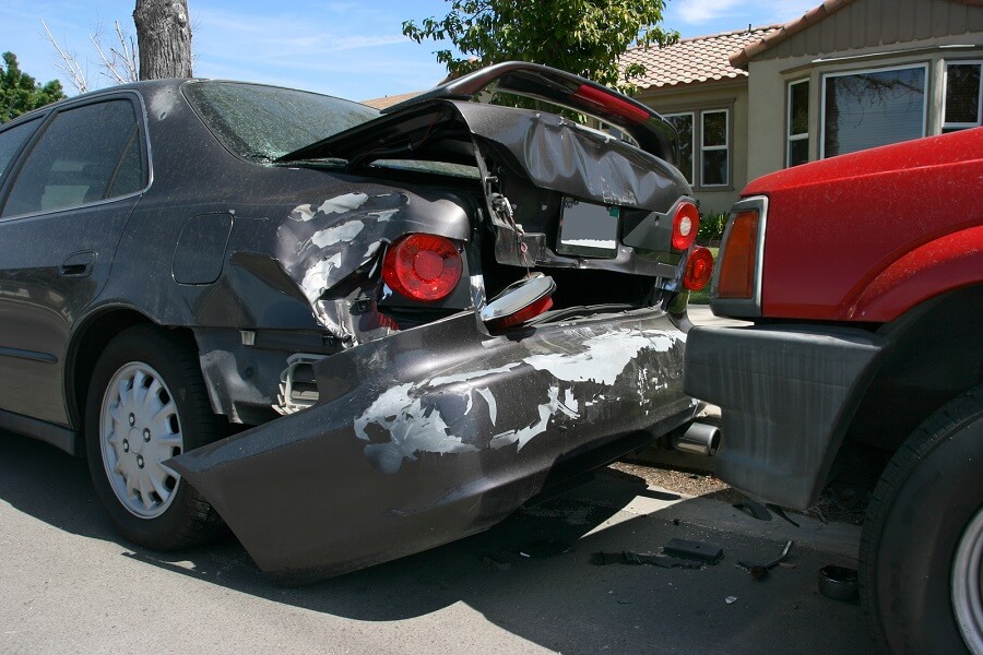 Damaged Parked Car